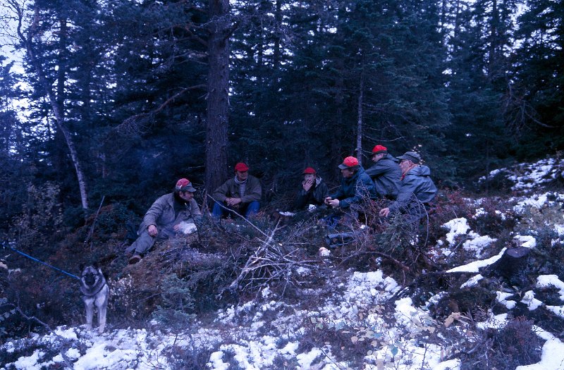 1986_10.jpg - Raja, Kåre, Gunnar, Trygve, Arvid, Birger og Jon